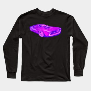 Barracuda 1970 - Purple Long Sleeve T-Shirt